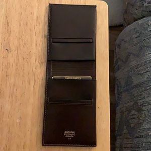 New leather men’s wallet
